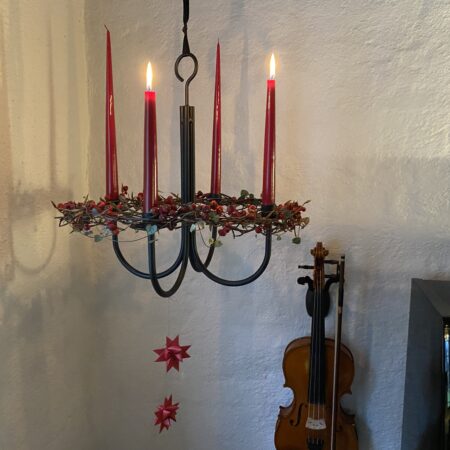 Retro lysestage i jern