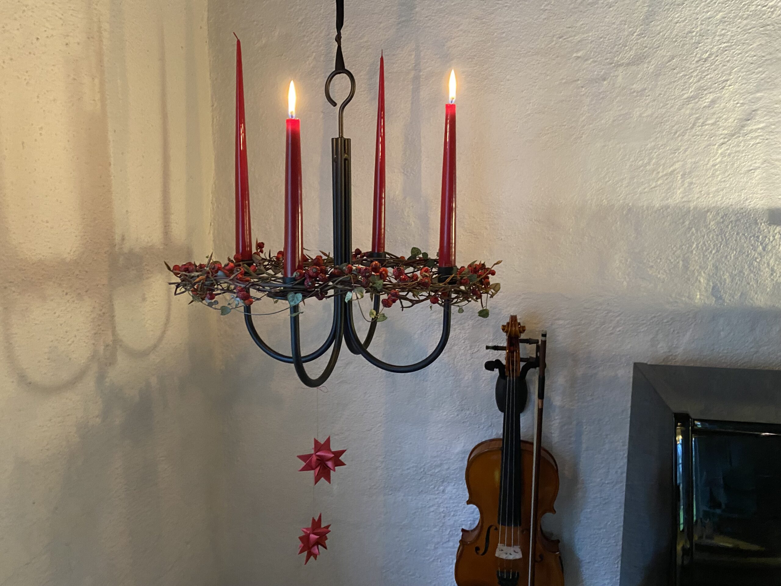 Retro lysestage i jern