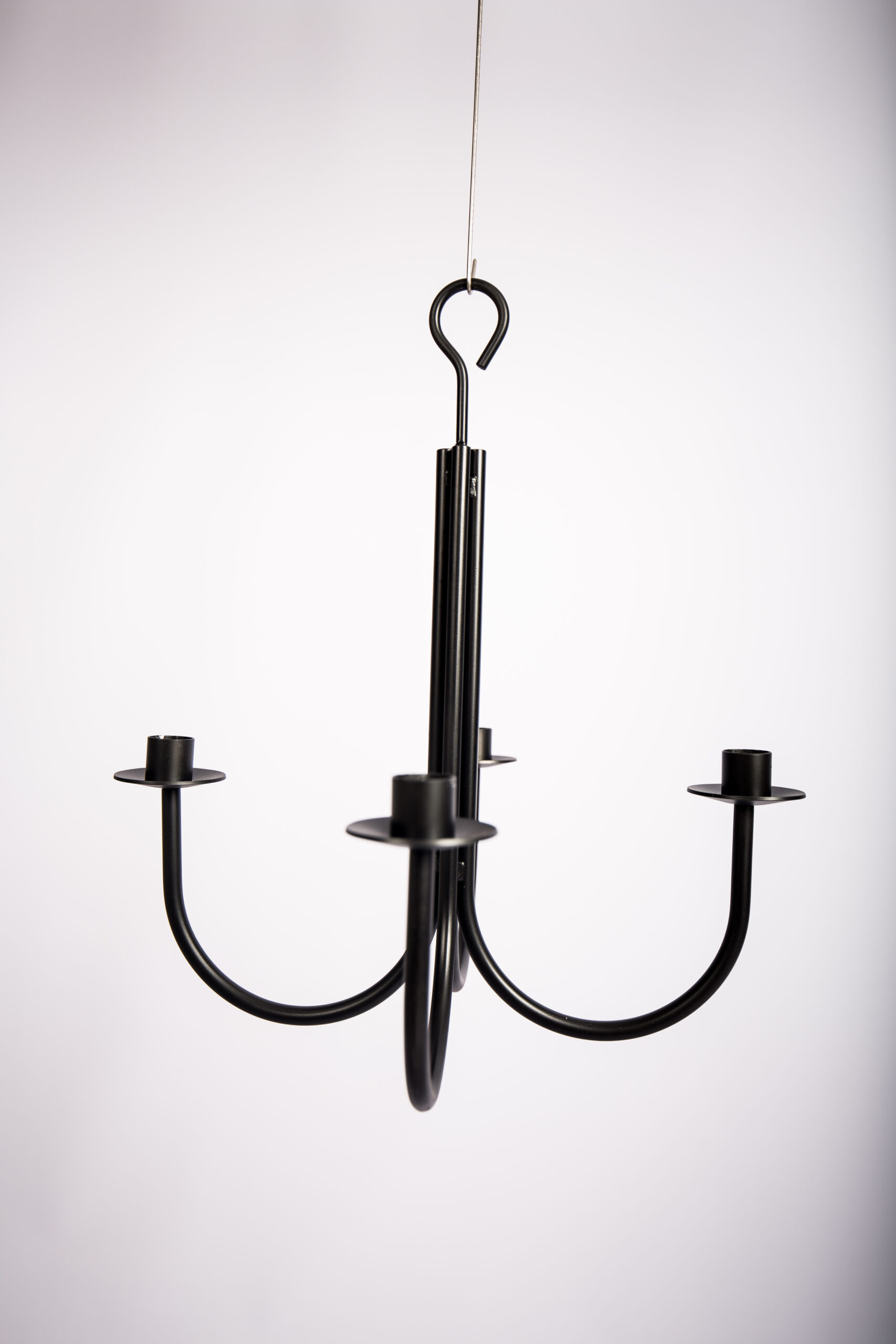 Retro lysestage i jern - Billede 5