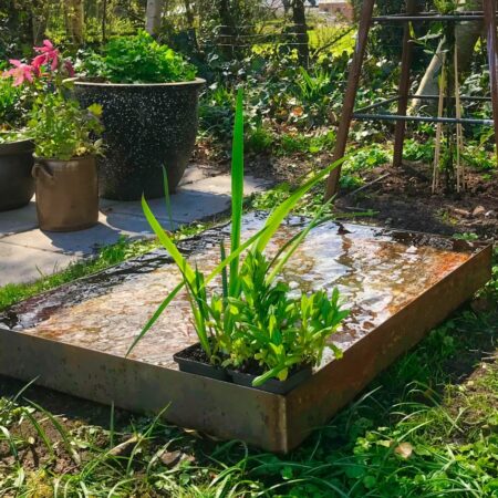 Firkantet spejlbassin - Stor