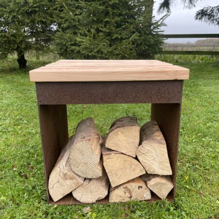 Taburet med brænderum